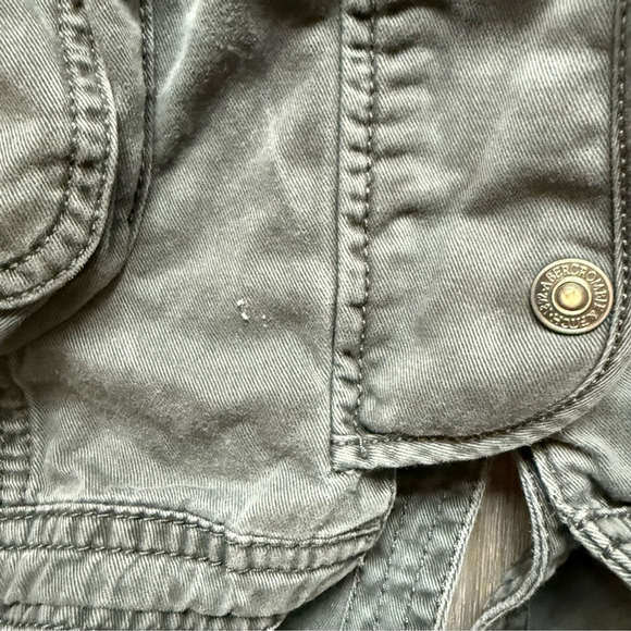 Abercrombie & Fitch Y2K Charcoal Utility Jacket Size S Industrial Retro Casual - Picture 13 of 15